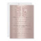 Glitter Drips Rose Gold Baby Girl Shower Feet