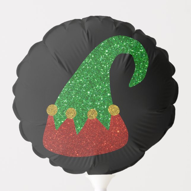 Glitter Elf Hat Balloon (Front)