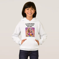Glitter Explosion Sassy Hoodie Design.