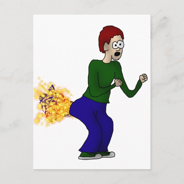 Glitter Farter Postcard (Front)