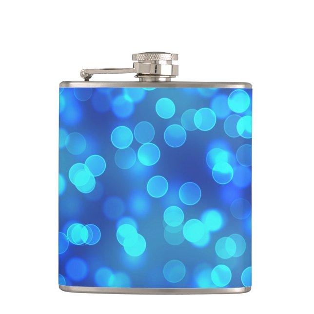 Glitter Faux Foil Confetti Flask (Front)