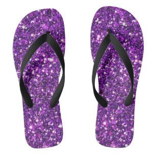 Glitter Flip-Flops, Flip-Flops with Purple color Flip Flops