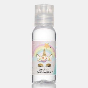 Glitter Floral Unicorn Rainbow Stars Hand Sanitizer