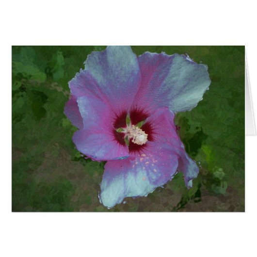 "Glitter Flower" digital art Cards (Front Horizontal)