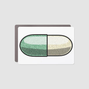Glitter Fluoxetine Car Magnet