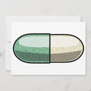 Glitter Fluoxetine Invitation