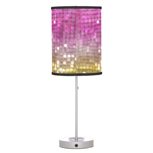 "Glitter Freak" Table Lamp (Back)