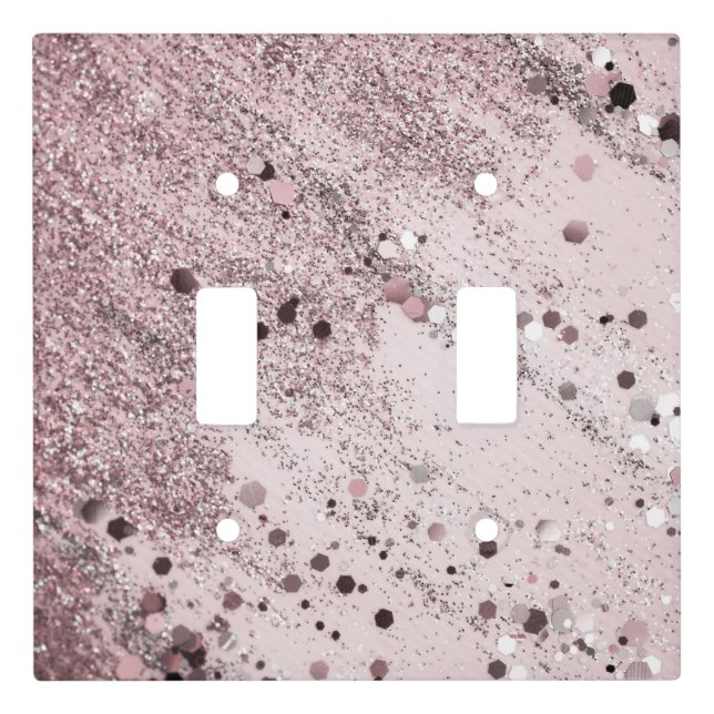Glitter Glam 3 #art #glitter  Light Switch Cover (Front)