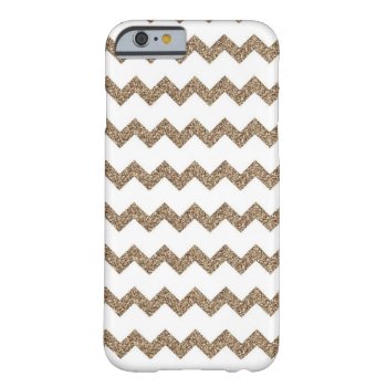 Glitter Gold Chevron Iphone 6 Case by Three_Men_and_a_Mama at Zazzle