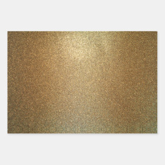 Glitter Gold Rose Gold And Silver Wrapping Paper Sheets