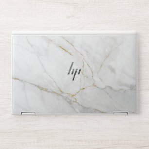 glitter gold white marble HP EliteBook X360 1030 HP Laptop Skin