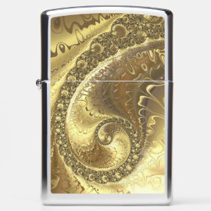 Glitter Gold Zippo Lighter