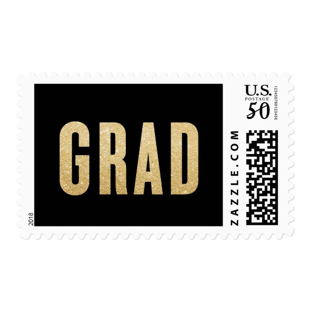 Glitter Grad | Graduation Postage