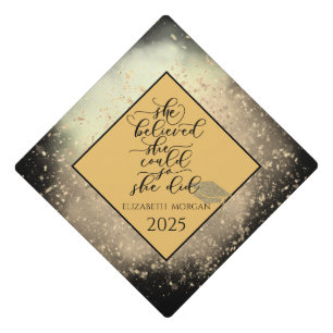 Glitter Graduate Cap Confetti