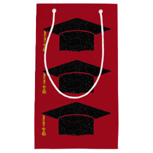 Glitter Graduation Cap Small Gift Bag