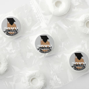 Glitter Graduation College Girl Illustration Can Life Saver® Mints