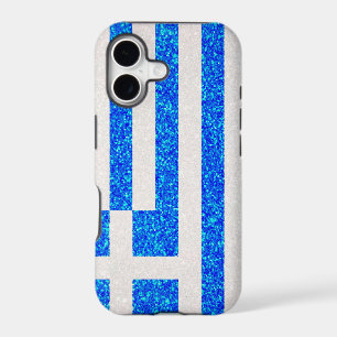 Glitter Greece flag iphone5 case