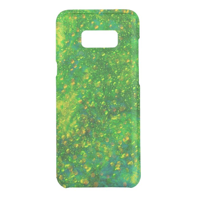 Glitter-Green-Chunk_7540 Uncommon Samsung Galaxy Case (Back)