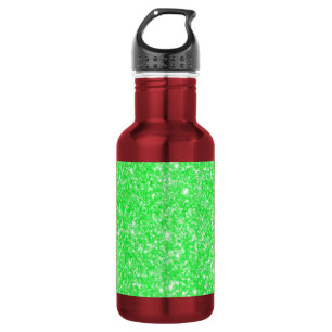 Glitter Green Water Bottle