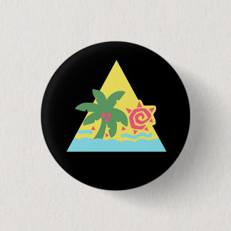 Glitter Hair Flair Badge [Classic] Pinback Button