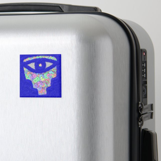 Glitter hamsa floral magnet (In Situ (Luggage))