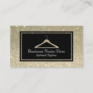 Glitter Hanger Business Card