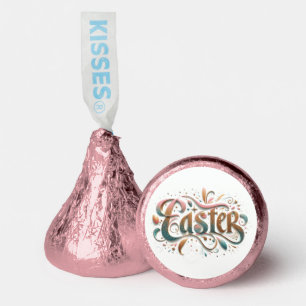 Glitter Happy Easter Typography Hershey®'s Kisses®