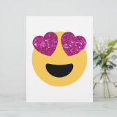 glitter heart eye emoji (Standing Front)