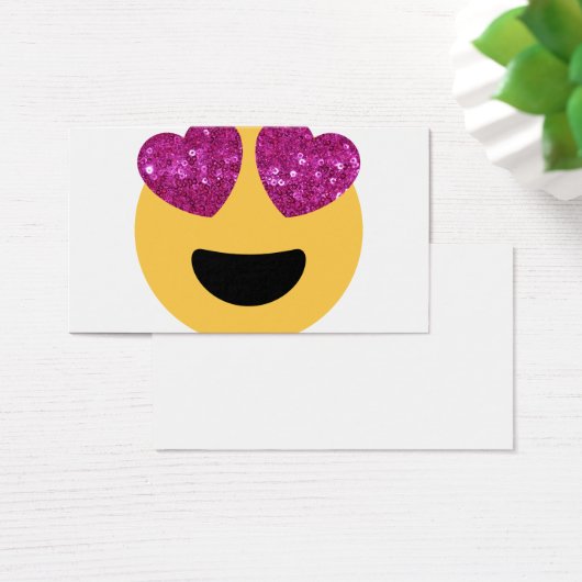glitter heart eye emoji (Desk)