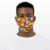 Glitter Hearts Inspirational Art Custom Face Masks (Worn)