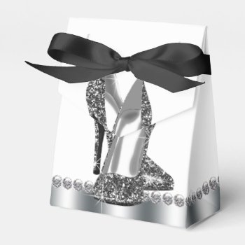 Glitter High Heel Shoe Favor Boxes by Champagne_N_Caviar at Zazzle