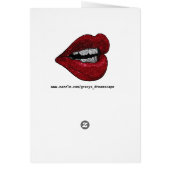 GLITTER HOT LIPS CARDS (Back)