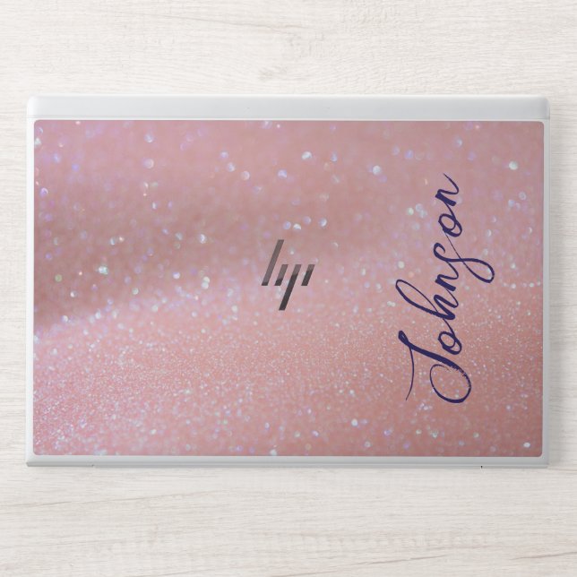 Glitter  HP laptop skin (Front)