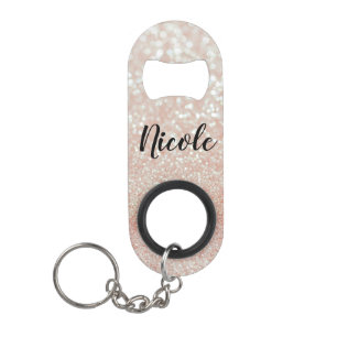 Glitter Keychain Bottle Opener