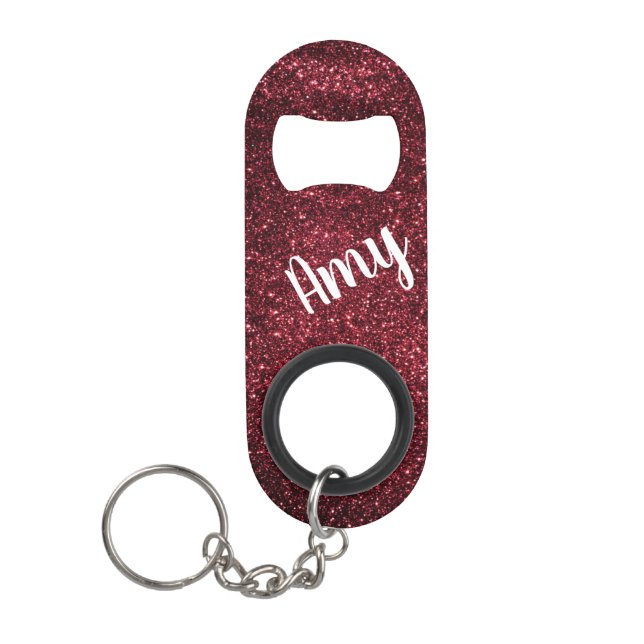 Glitter Keychain Bottle Opener (Front)