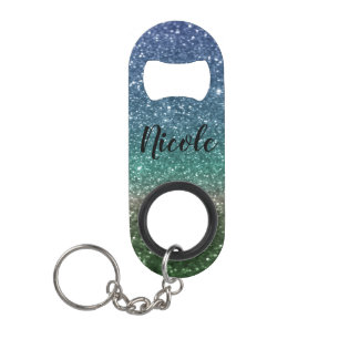 Glitter Keychain Bottle Opener