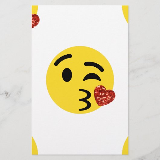 glitter kiss emoji (Front)