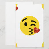 glitter kiss emoji (Front/Back)