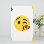 glitter kiss emoji (Standing Front)