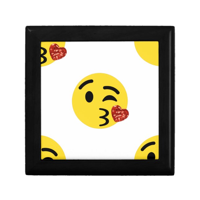 glitter kiss emoji gift box (Front)