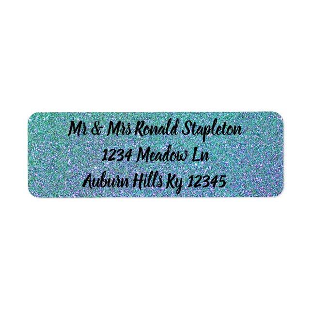 Glitter Label (Front)