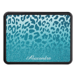 Glitter Leopard Hitch Cover
