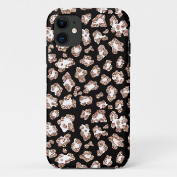 Glitter Leopard Phone Case by Opheliafpg at Zazzle