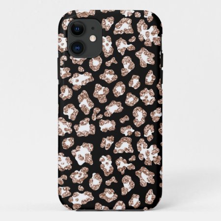 Glitter Leopard Phone Case