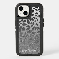 Glitter Leopard Print
