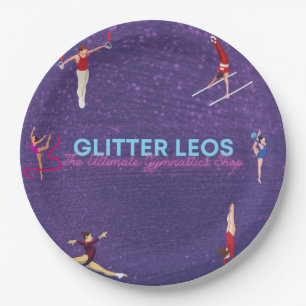 Glitter Leo's - The Ultimate Gymnastics Shop Paper Plates
