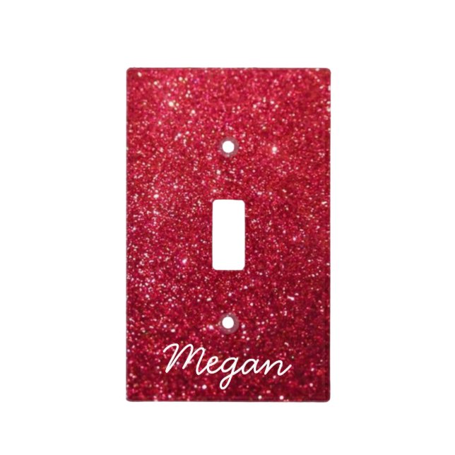 Glitter Light Switch Cover (Front)