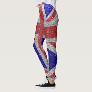 Glitter London Flag of UK British Fashion Stylish Leggings