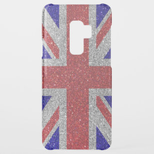 Glitter London Flag of UK British Fashion Stylish  Uncommon Samsung Galaxy S9 Plus Case