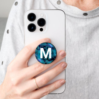 Glitter Look Fish & Monogram PopSocket